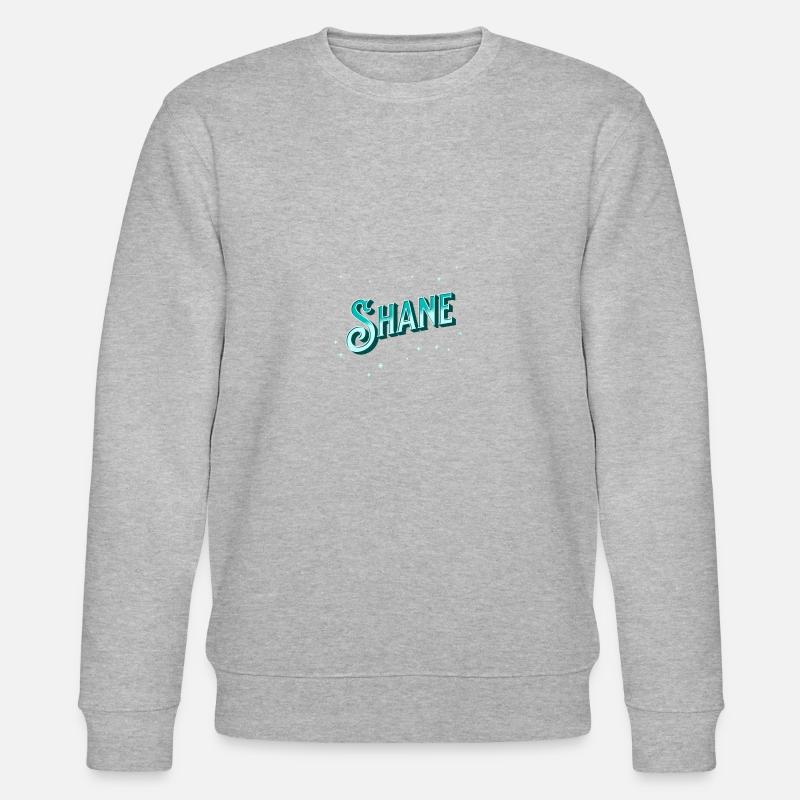 Shane name personalized - Stanley/Stella CHANGER Unisex Organic Sweatshirt - heather grey