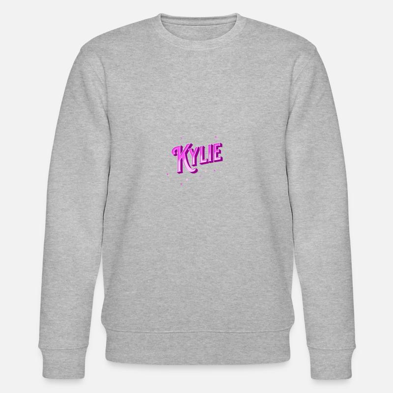 Kylie name personalized - Stanley/Stella CHANGER Unisex Organic Sweatshirt - heather grey