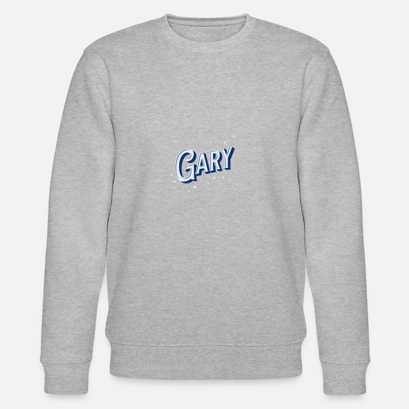 Gary's name personalized - Stanley/Stella CHANGER Unisex Organic Sweatshirt - heather grey