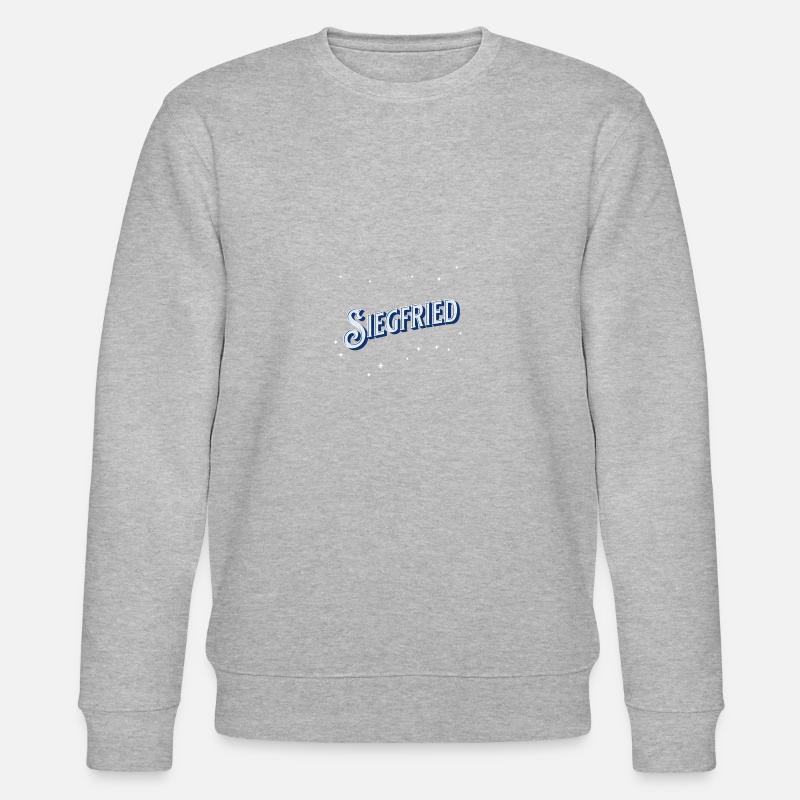 Siegfried name personalized - Stanley/Stella CHANGER Unisex Organic Sweatshirt - heather grey