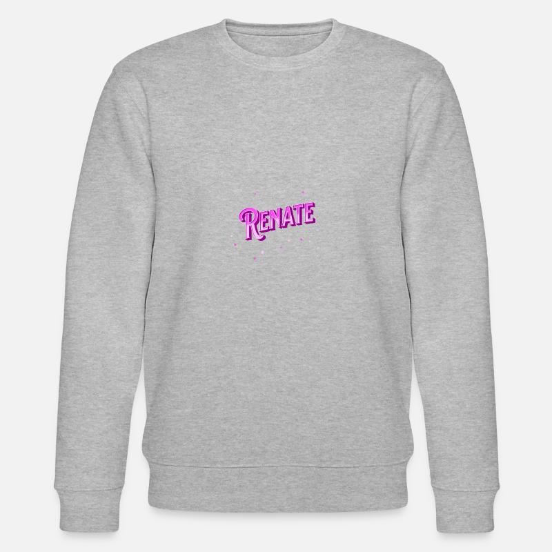 Renate name personalized - Stanley/Stella CHANGER Unisex Organic Sweatshirt - heather grey