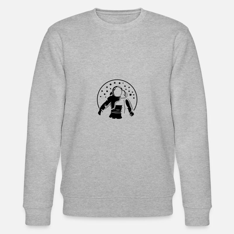space man 01 - Stanley/Stella Unisex Bio-Sweatshirt CHANGER - Grau meliert