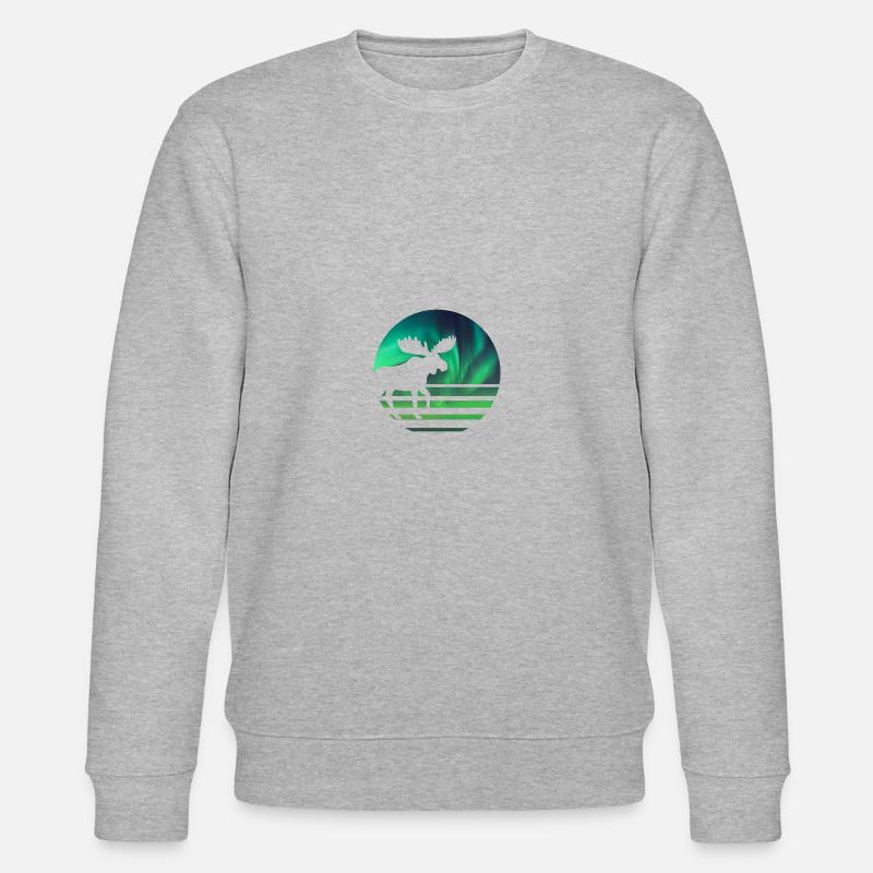 Elch - Stanley/Stella Unisex Bio-Sweatshirt CHANGER  - Grau meliert