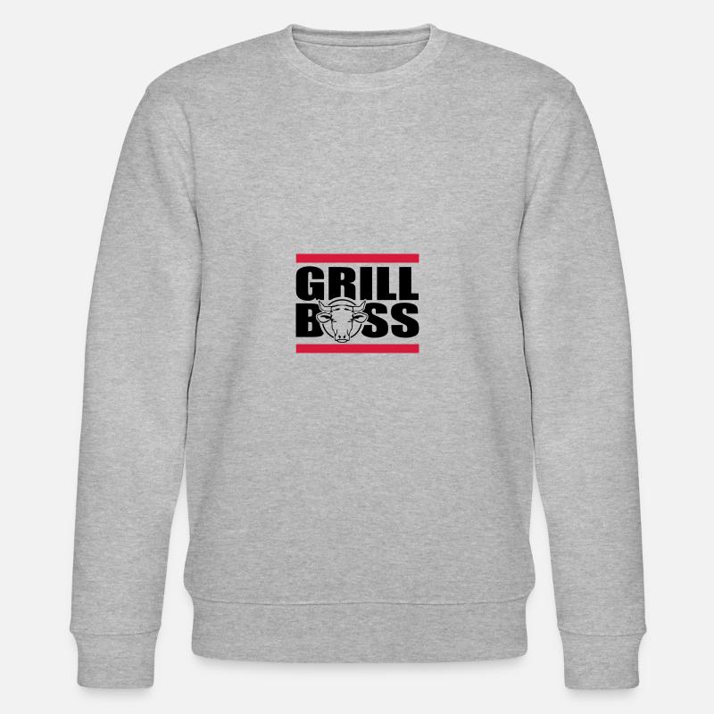 grill boss - Stanley/Stella Unisex Bio-Sweatshirt CHANGER  - Grau meliert