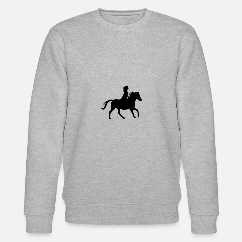 reiterin - Stanley/Stella Unisex Bio-Sweatshirt CHANGER  - Grau meliert