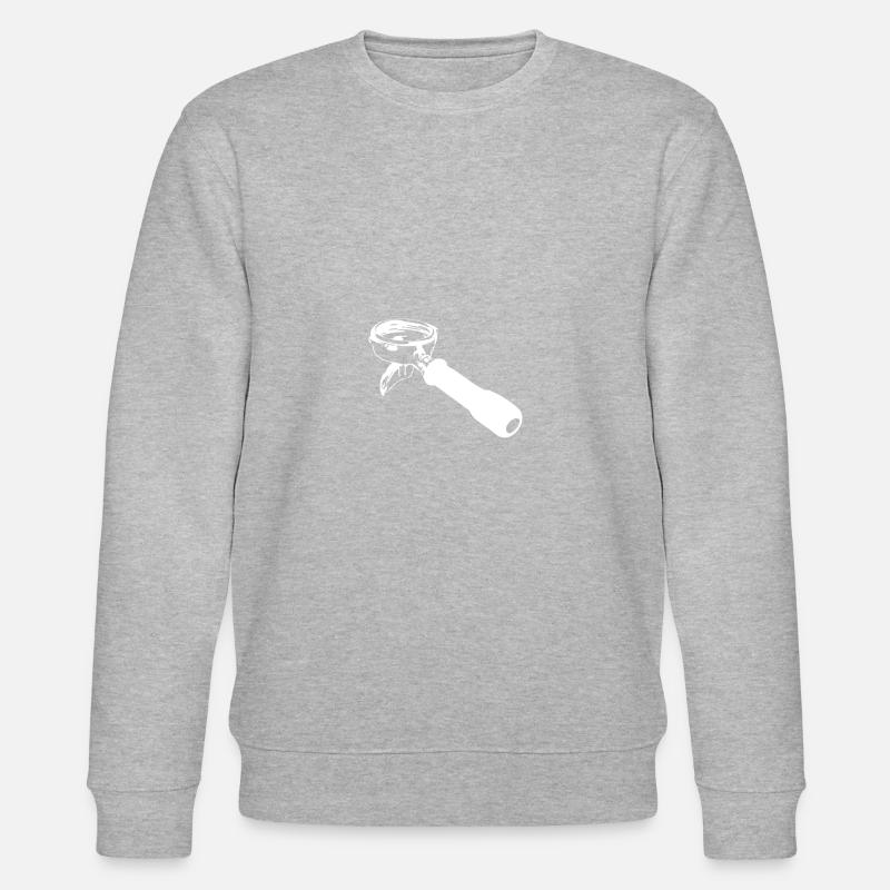 Espresso Siebträger White - Stanley/Stella Unisex Bio-Sweatshirt CHANGER  - Grau meliert