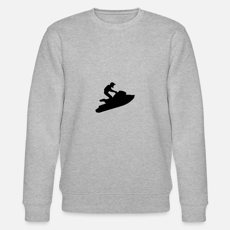 jet ski - Stanley/Stella Unisex Bio-Sweatshirt CHANGER  - Grau meliert