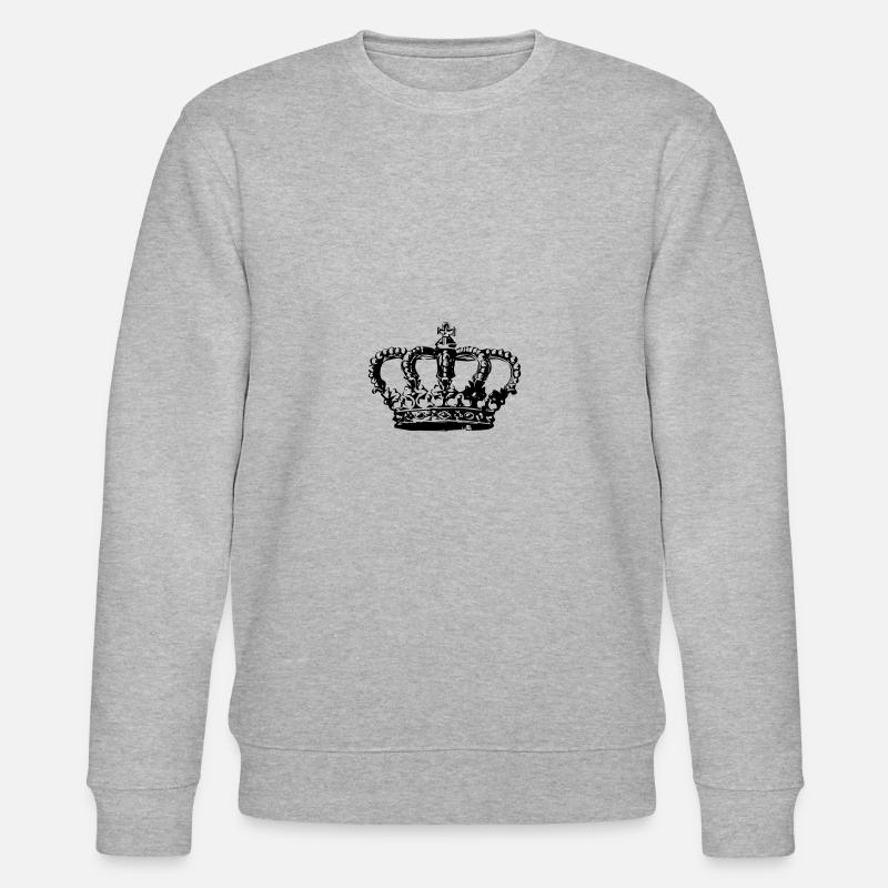 krone - Stanley/Stella Unisex Bio-Sweatshirt CHANGER  - Grau meliert