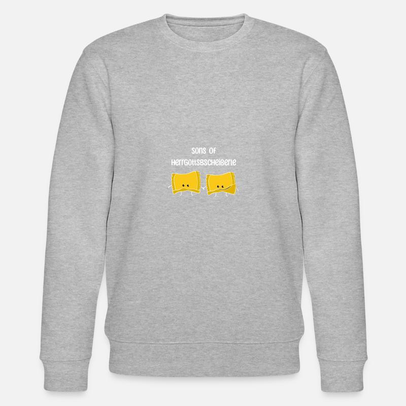 Maultaschen Schwabe Mauldascha Geschenk - Stanley/Stella Unisex Bio-Sweatshirt CHANGER  - Grau meliert