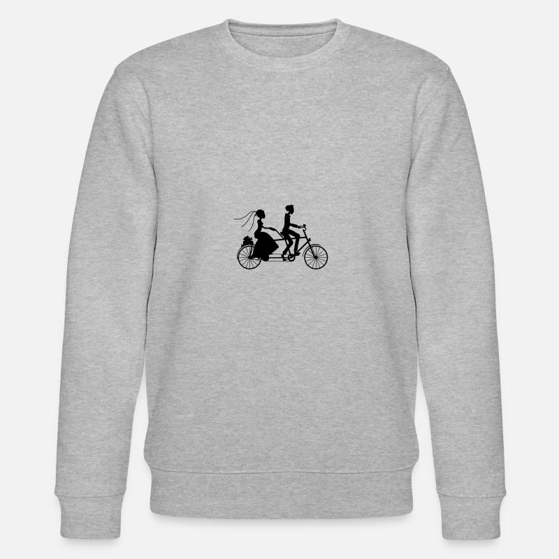 . Hochzeitstandem - Stanley/Stella Unisex Bio-Sweatshirt CHANGER  - Grau meliert