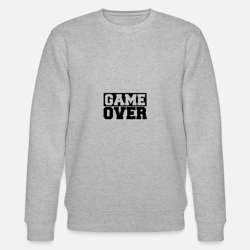 game over - Stanley/Stella Unisex Bio-Sweatshirt CHANGER  - Grau meliert