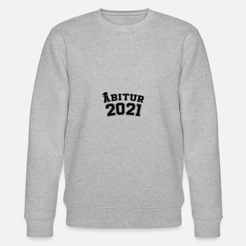 abitur 2021 - Stanley/Stella Unisex Bio-Sweatshirt CHANGER  - Grau meliert