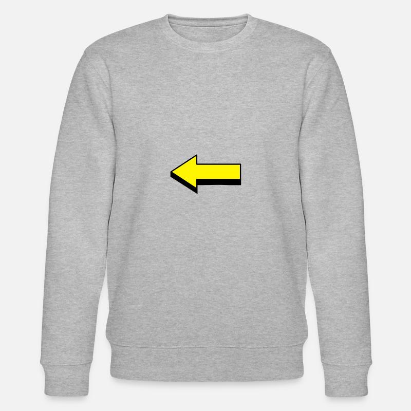 pfeil - Stanley/Stella Unisex Bio-Sweatshirt CHANGER  - Grau meliert