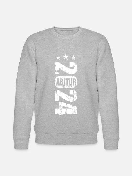 Abitur 2024 - Stanley/Stella Unisex Bio-Sweatshirt CHANGER  - Grau meliert