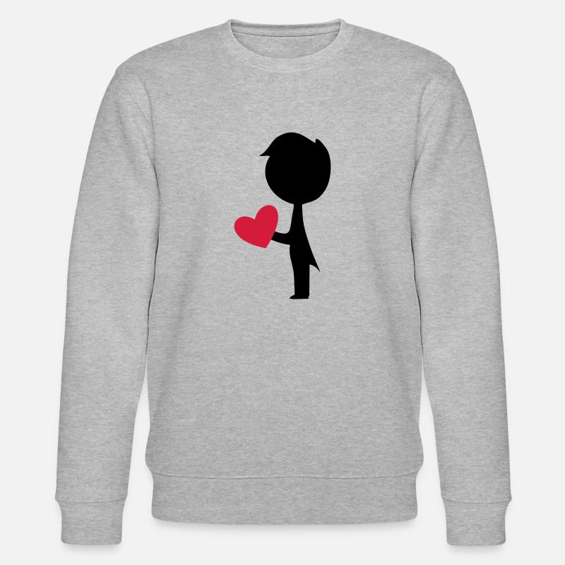 Bräutigam - Stanley/Stella Unisex Bio-Sweatshirt CHANGER  - Grau meliert
