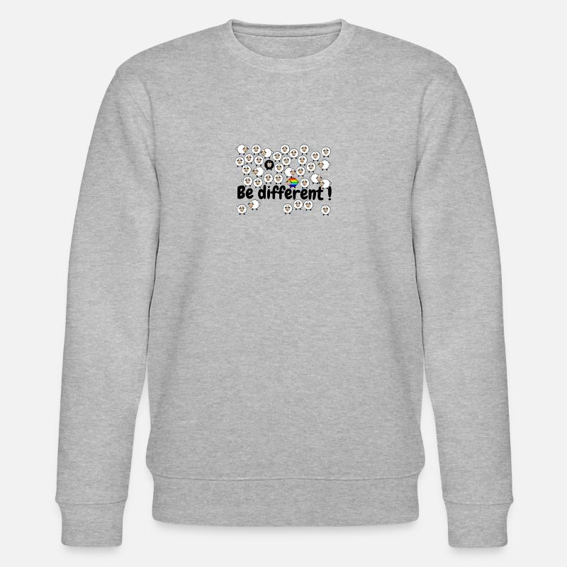 Schaf 1 - Stanley/Stella Unisex Bio-Sweatshirt CHANGER - Grau meliert
