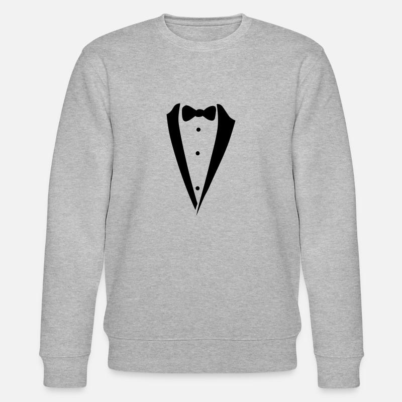 Fliege Kostüm - Stanley/Stella Unisex Bio-Sweatshirt CHANGER  - Grau meliert