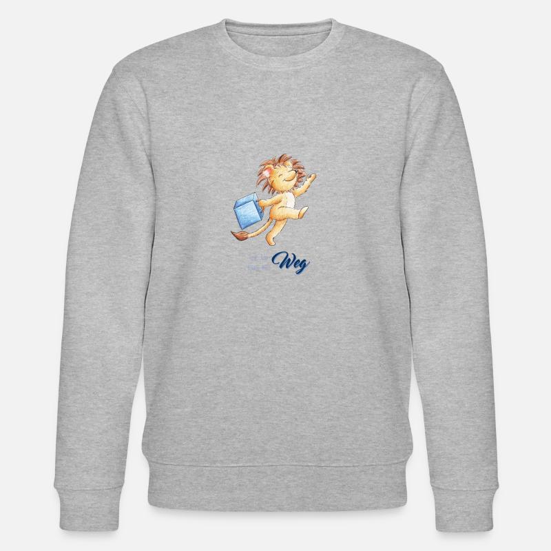 Ich bin dann mal weg - Stanley/Stella Unisex Bio-Sweatshirt CHANGER  - Grau meliert