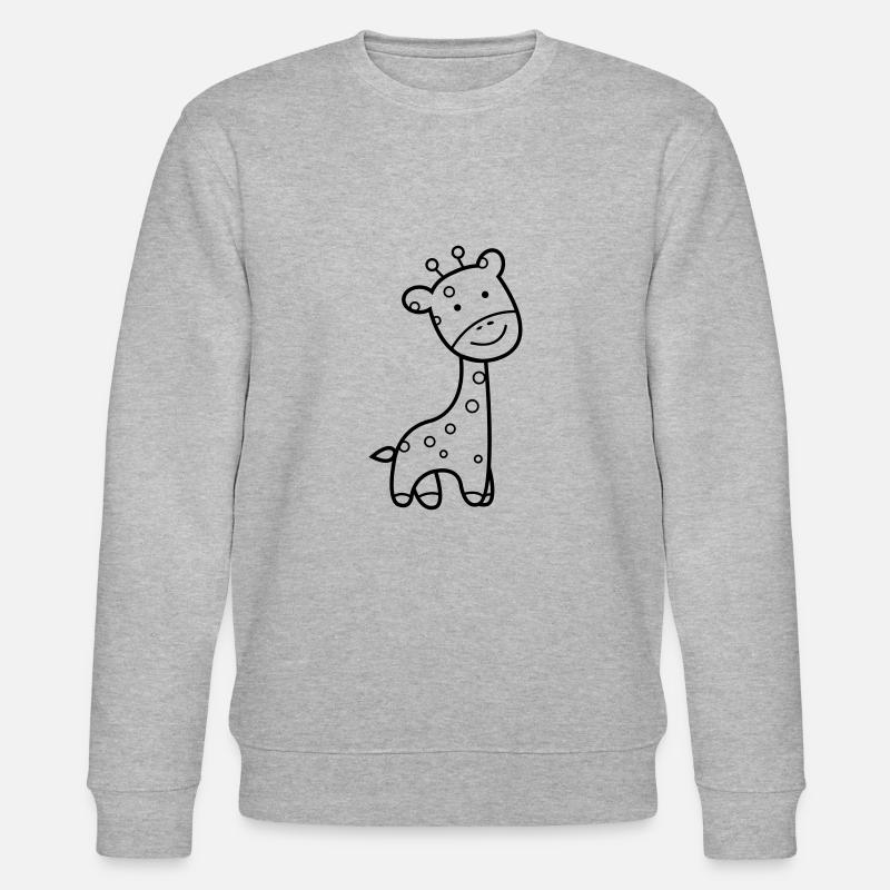 Girafe - Sweat bio CHANGER Stanley/Stella Unisexe - gris chiné