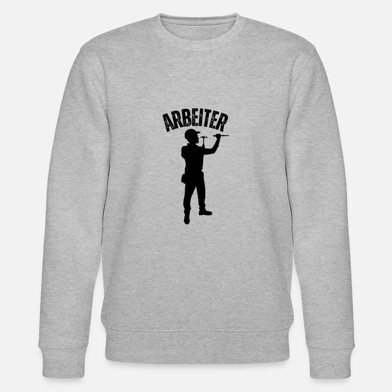 Arbeiter - Stanley/Stella Unisex Bio-Sweatshirt CHANGER  - Grau meliert