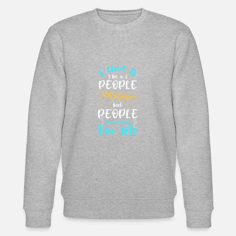 Perfekt Mensch Individuum Andersartig - Stanley/Stella Unisex Bio-Sweatshirt CHANGER - Grau meliert