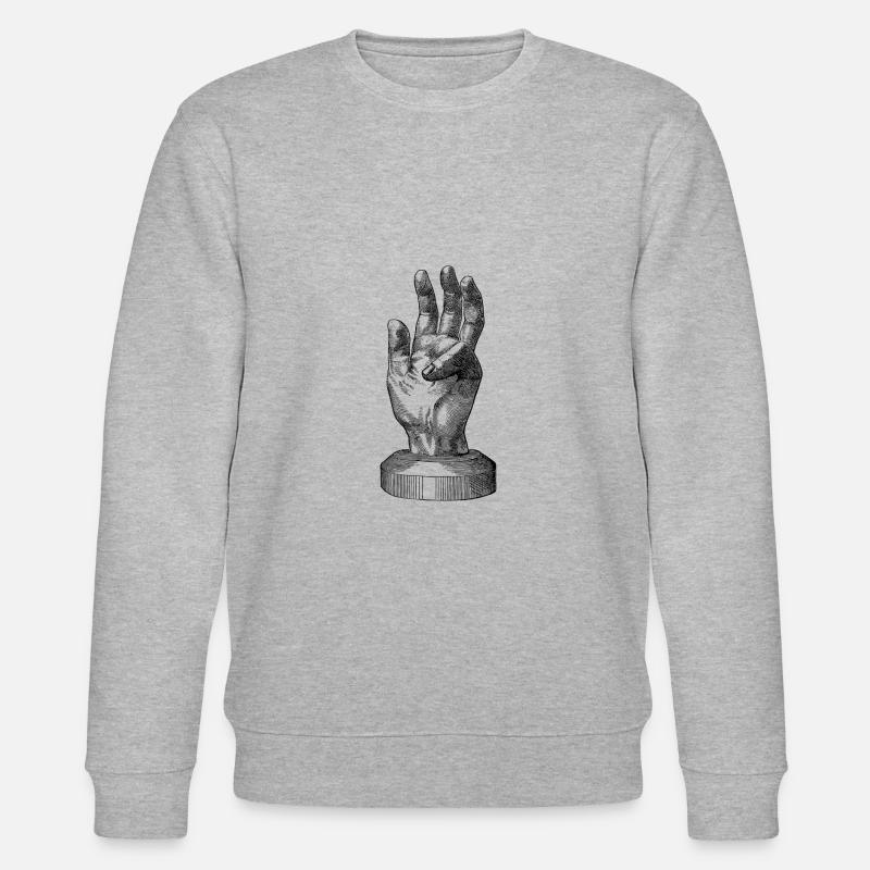 Statue de la Main - Sweat bio CHANGER Stanley/Stella Unisexe - gris chiné