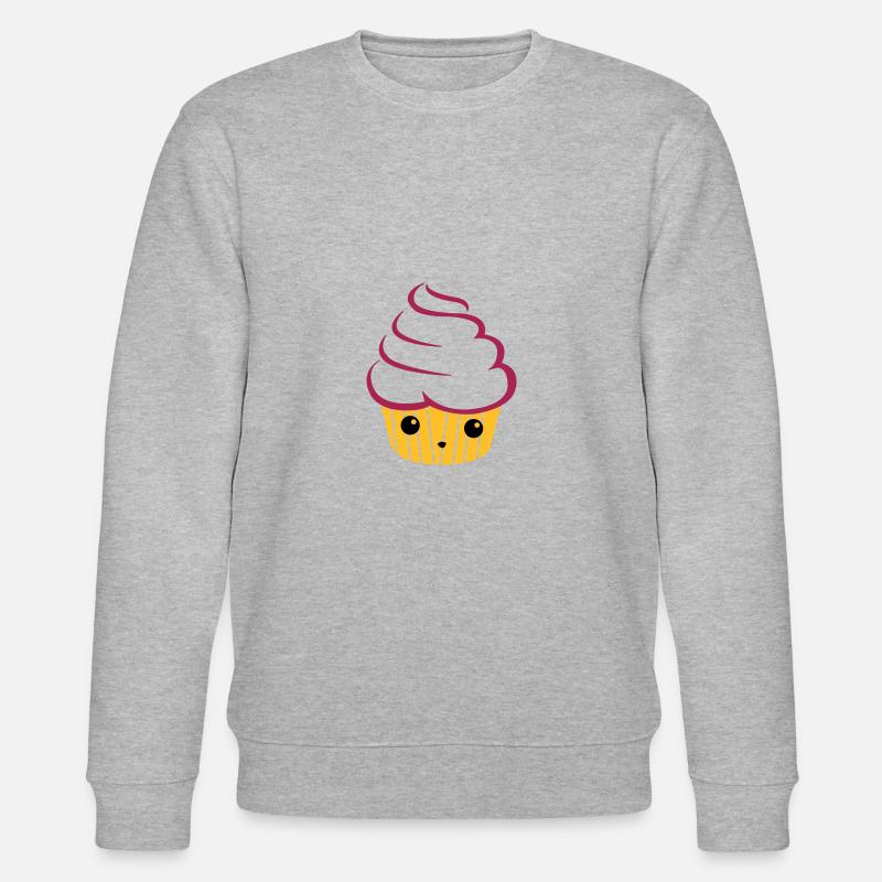 sweet cupcake - Stanley/Stella Unisex Bio-Sweatshirt CHANGER  - Grau meliert