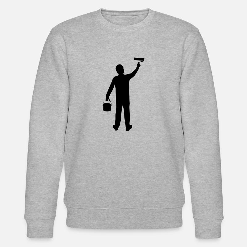 painter and painter - Stanley/Stella CHANGER Unisex Organic Sweatshirt - heather grey