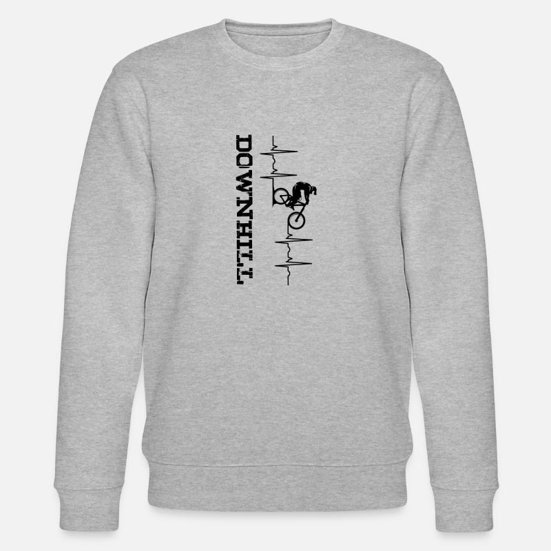 Downhill - Stanley/Stella Unisex Bio-Sweatshirt CHANGER  - Grau meliert