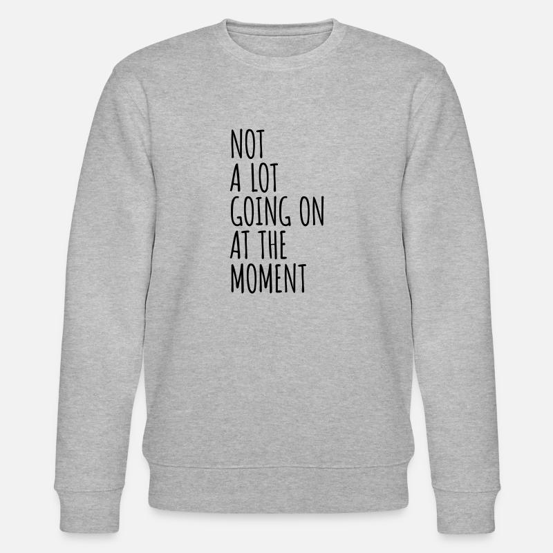 Not much going on - Stanley/Stella CHANGER Unisex Organic Sweatshirt - heather grey