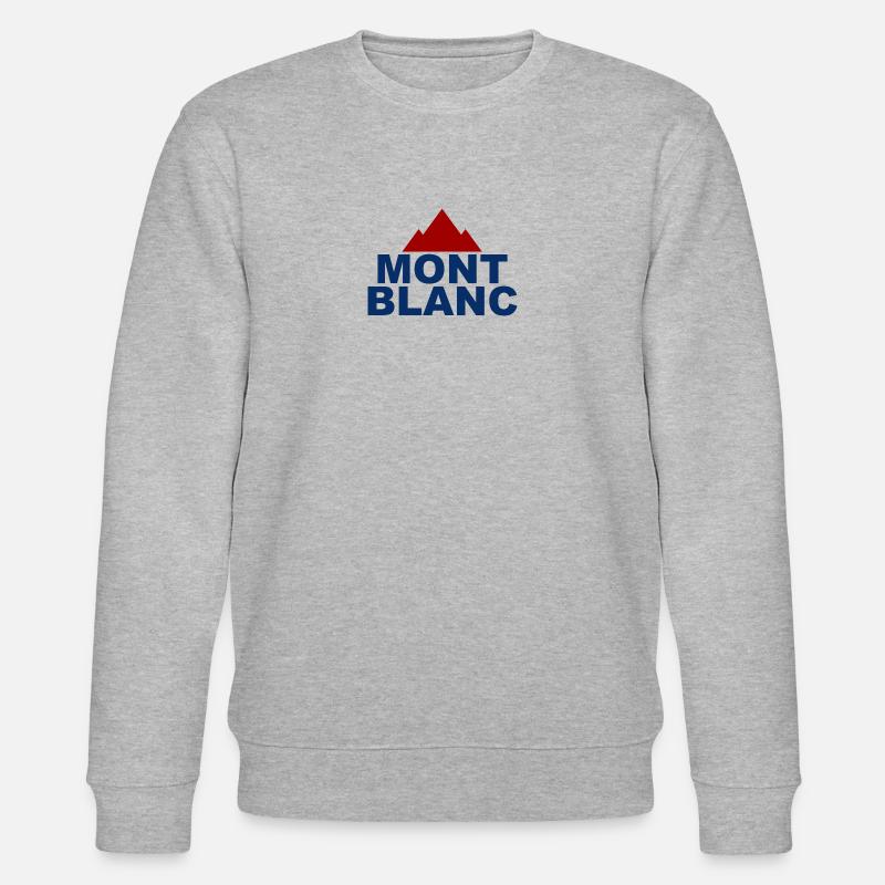 Mont-Blanc Berg - Stanley/Stella Unisex Bio-Sweatshirt CHANGER  - Grau meliert