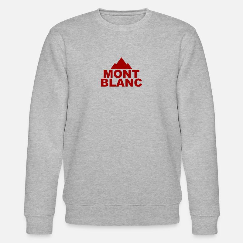 Mont-Blanc Berg - Stanley/Stella Unisex Bio-Sweatshirt CHANGER  - Grau meliert