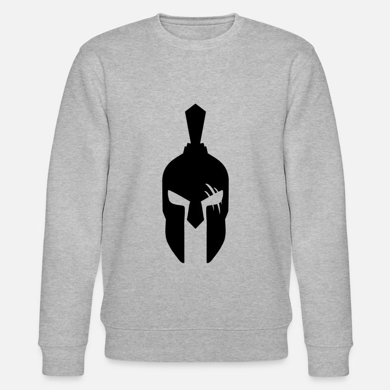 Spartaner Helm - Stanley/Stella Unisex Bio-Sweatshirt CHANGER  - Grau meliert