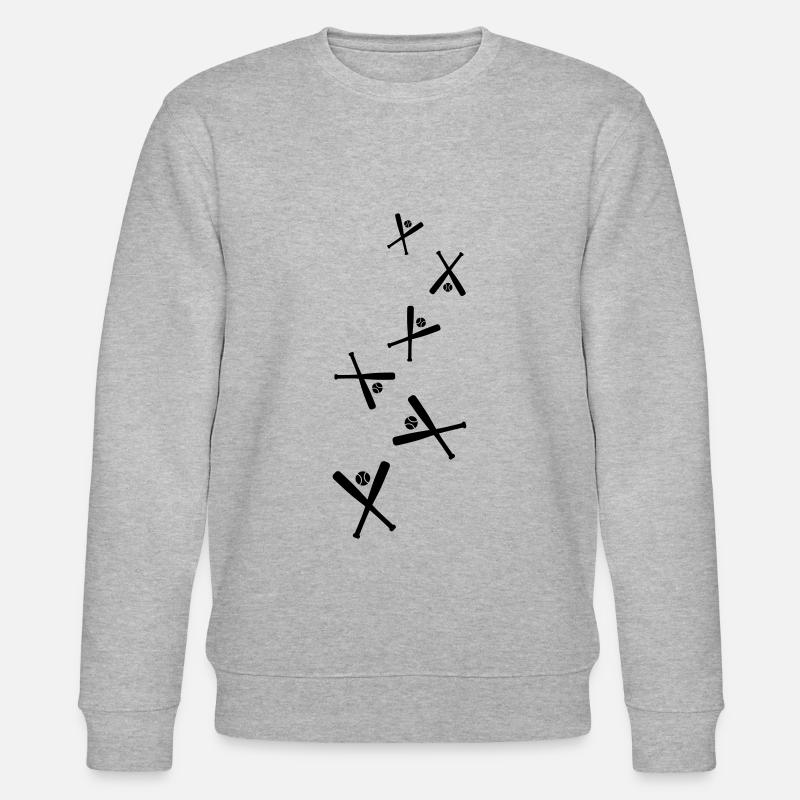 Icône du baseball - Sweat bio CHANGER Stanley/Stella Unisexe - gris chiné
