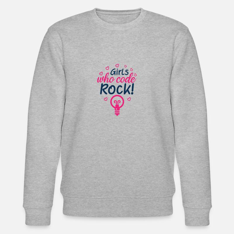 filles qui codent rock 01 - Sweat bio CHANGER Stanley/Stella Unisexe - gris chiné