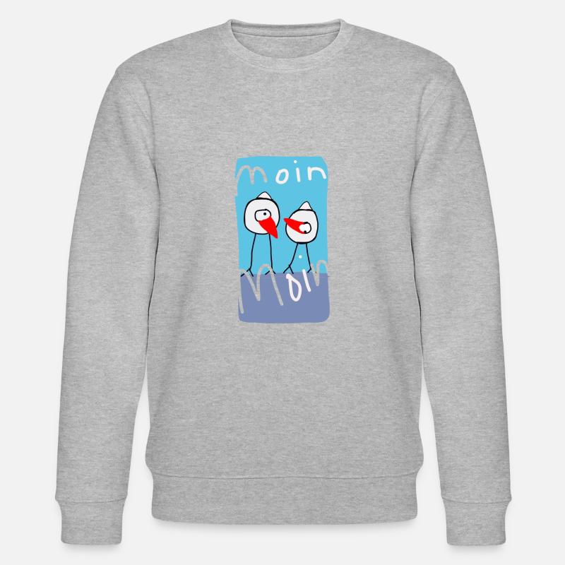 Vögel 10 - Stanley/Stella Unisex Bio-Sweatshirt CHANGER  - Grau meliert