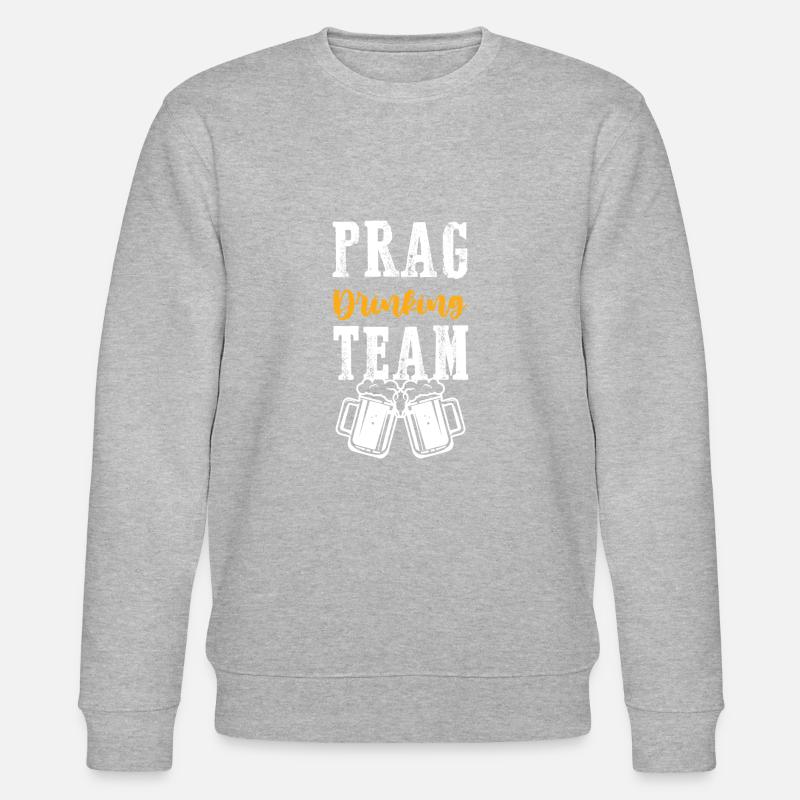 Prague Drinking Team - Stanley/Stella CHANGER Unisex Organic Sweatshirt - heather grey