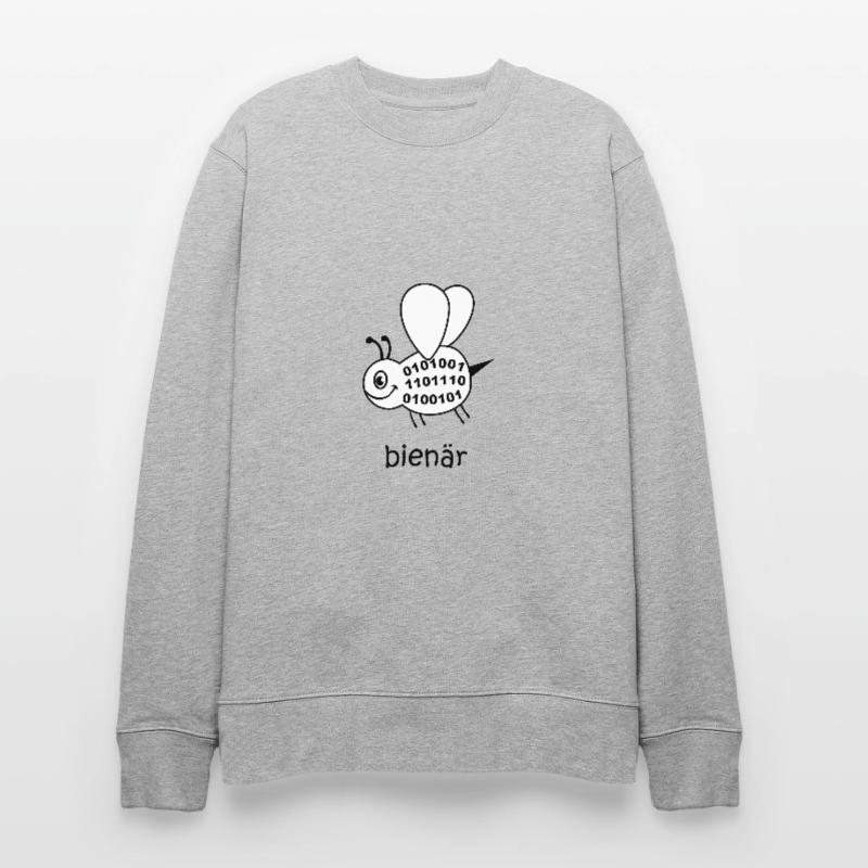 binary, binary system, bee, bienary, binary Stanley/Stella CHANGER Unisex Organic Sweatshirt