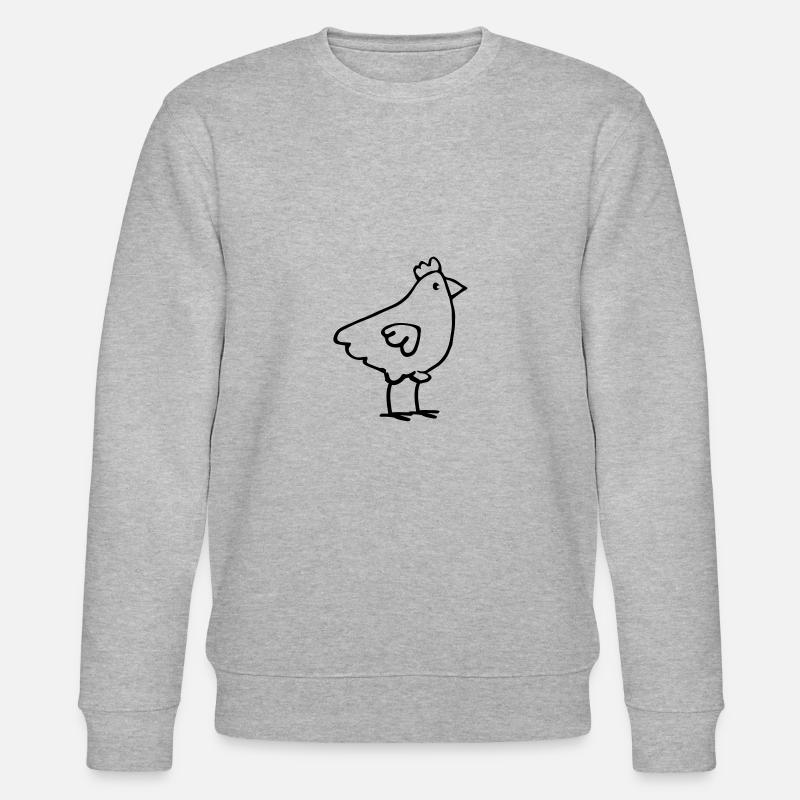 poulet - Sweat bio CHANGER Stanley/Stella Unisexe - gris chiné
