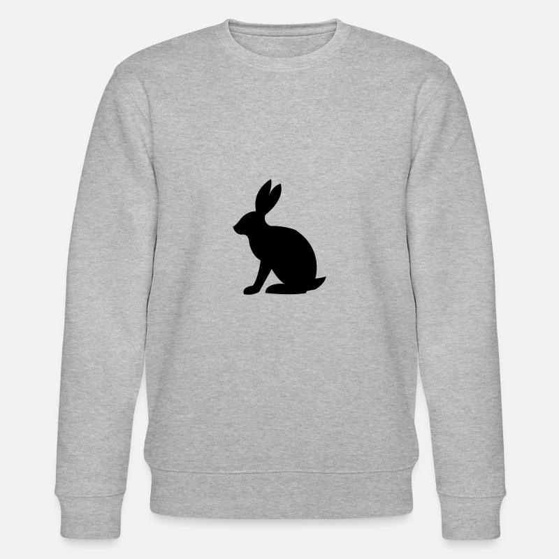 hase - Stanley/Stella Unisex Bio-Sweatshirt CHANGER  - Grau meliert