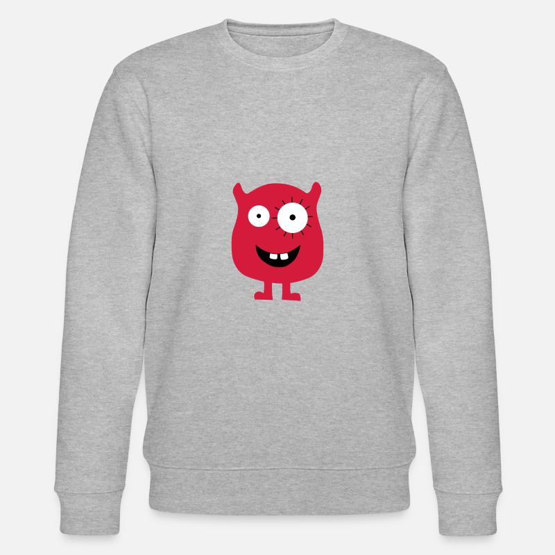 Monster - Stanley/Stella Unisex Bio-Sweatshirt CHANGER  - Grau meliert