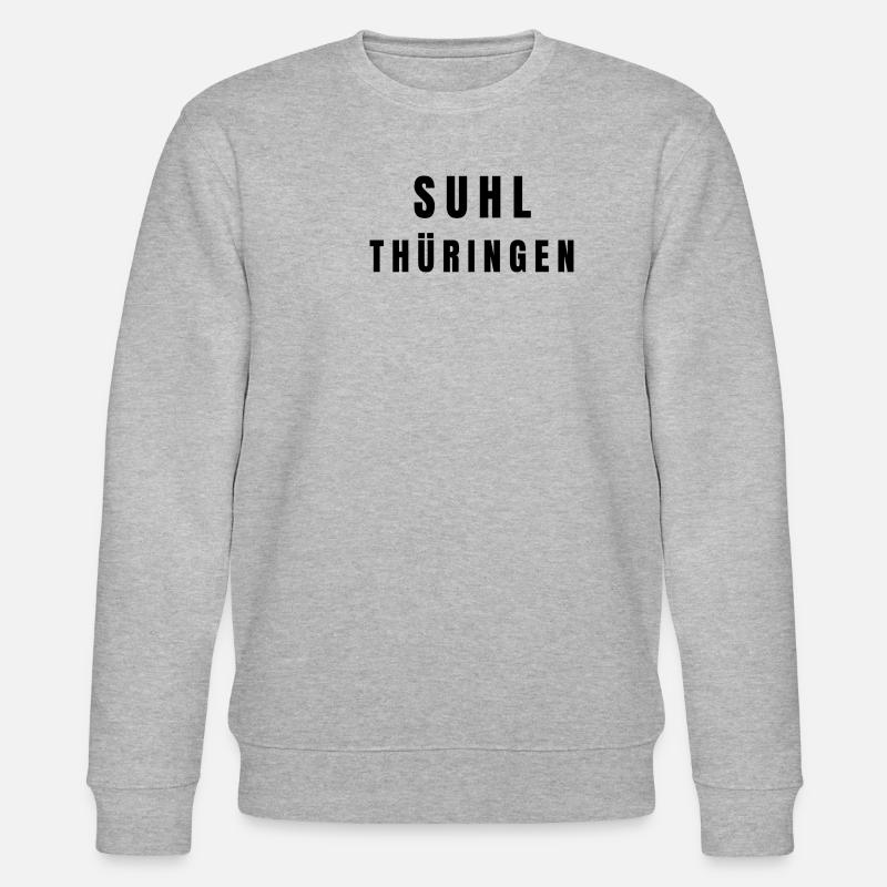 Suhl Thüringen - Stanley/Stella Unisex Bio-Sweatshirt CHANGER  - Grau meliert