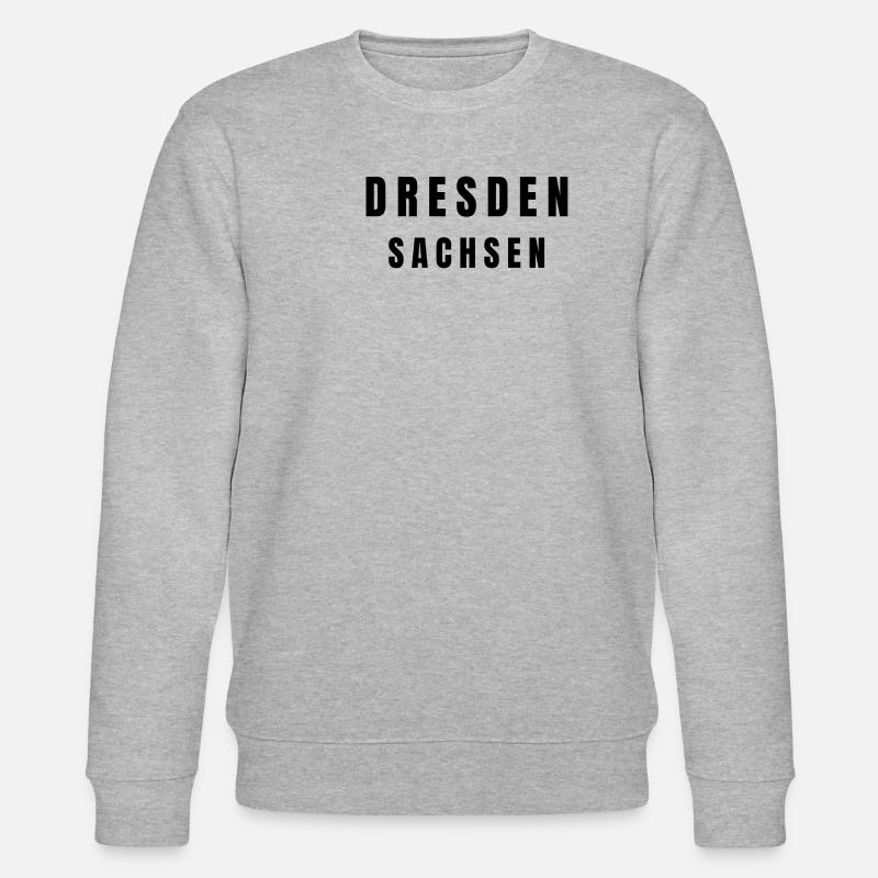 Dresde Saxe - Sweat bio CHANGER Stanley/Stella Unisexe - gris chiné