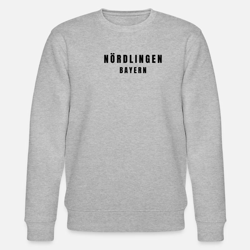 Nördlingen Bayern - Stanley/Stella Unisex Bio-Sweatshirt CHANGER  - Grau meliert