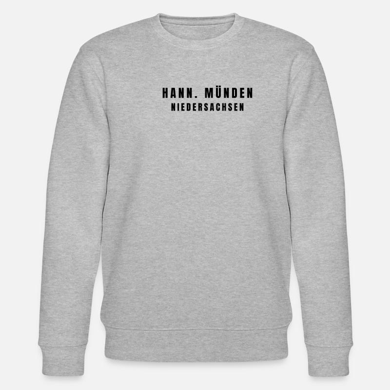 Hann. Münden, Basse-Saxe - Sweat bio CHANGER Stanley/Stella Unisexe - gris chiné