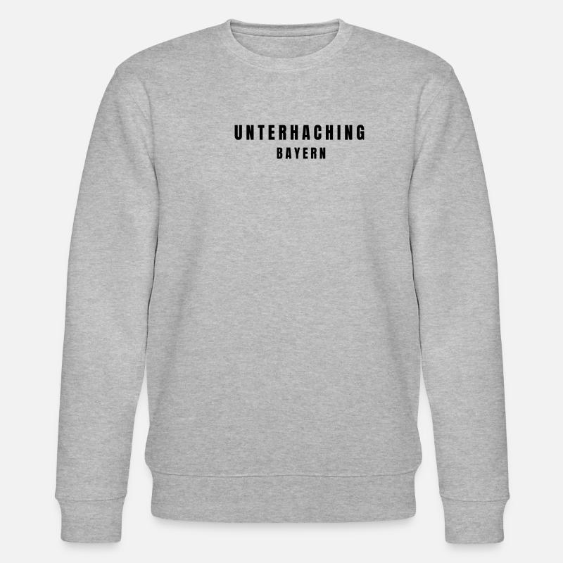 Unterhaching Bavière - Sweat bio CHANGER Stanley/Stella Unisexe - gris chiné