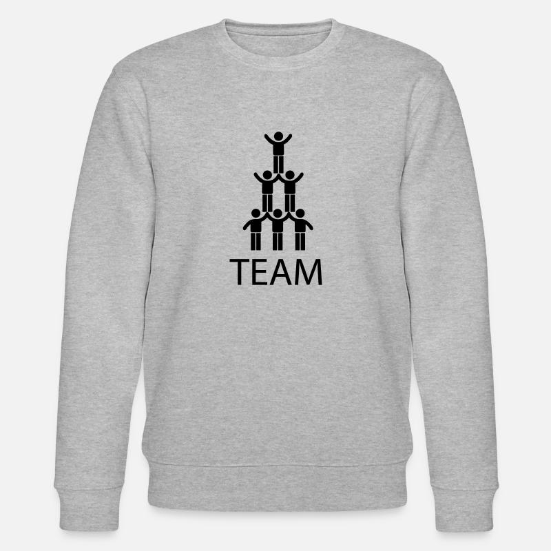 team - Stanley/Stella Unisex Bio-Sweatshirt CHANGER  - Grau meliert