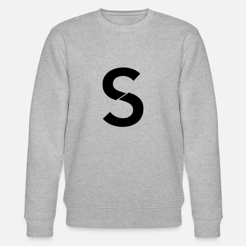 S broken - Stanley/Stella Unisex Bio-Sweatshirt CHANGER  - Grau meliert