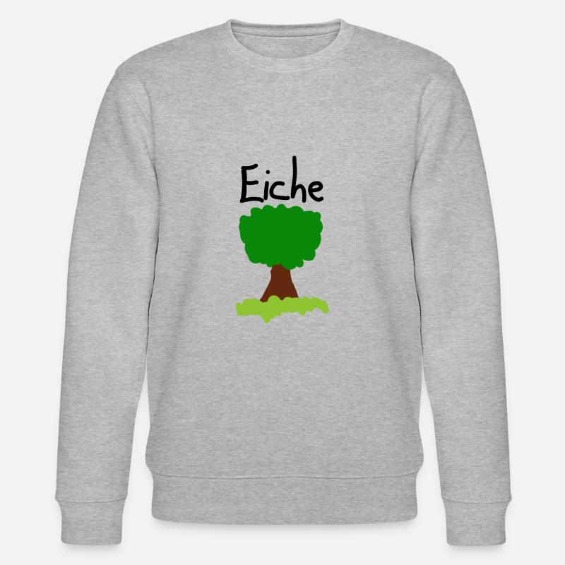 Eiche Baum - Stanley/Stella Unisex Bio-Sweatshirt CHANGER  - Grau meliert