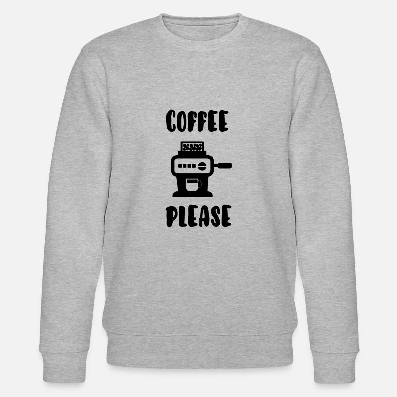 Coffee please - Sweat bio CHANGER Stanley/Stella Unisexe - gris chiné